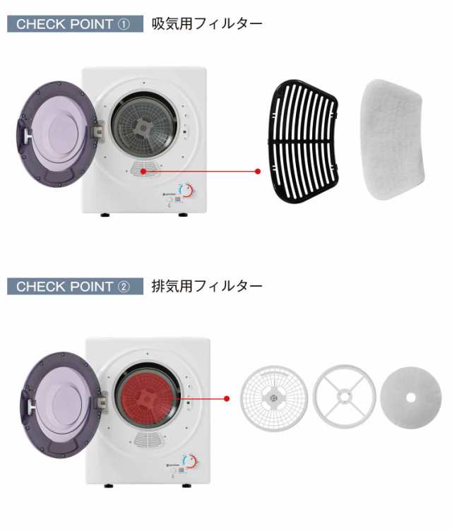 壁掛け以外工事不要】衣類乾燥機 3kg 衣類 乾燥 布団乾燥 家庭用 1人